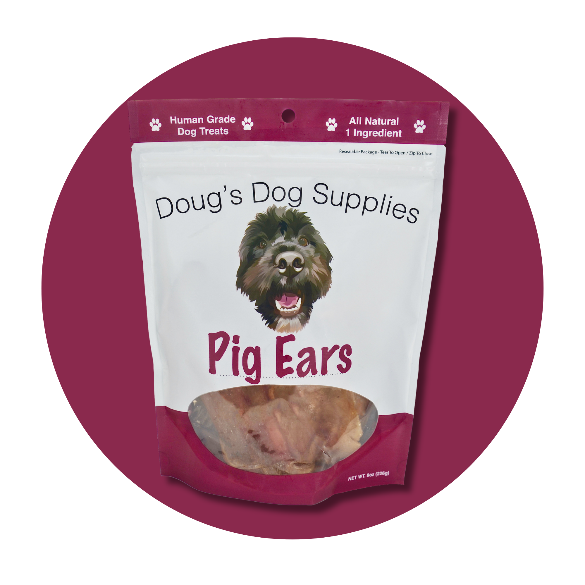 Pig Ears - 3 Count Doug's Dog Supplies